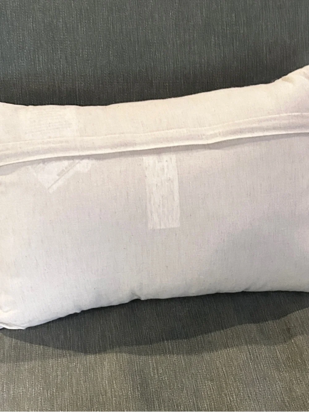 Kirklands Grey Embroidered 